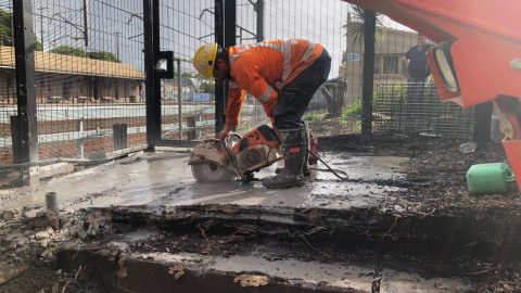HAZMAT removal, demolition and civil works - Petersham Station - Infrastructure
