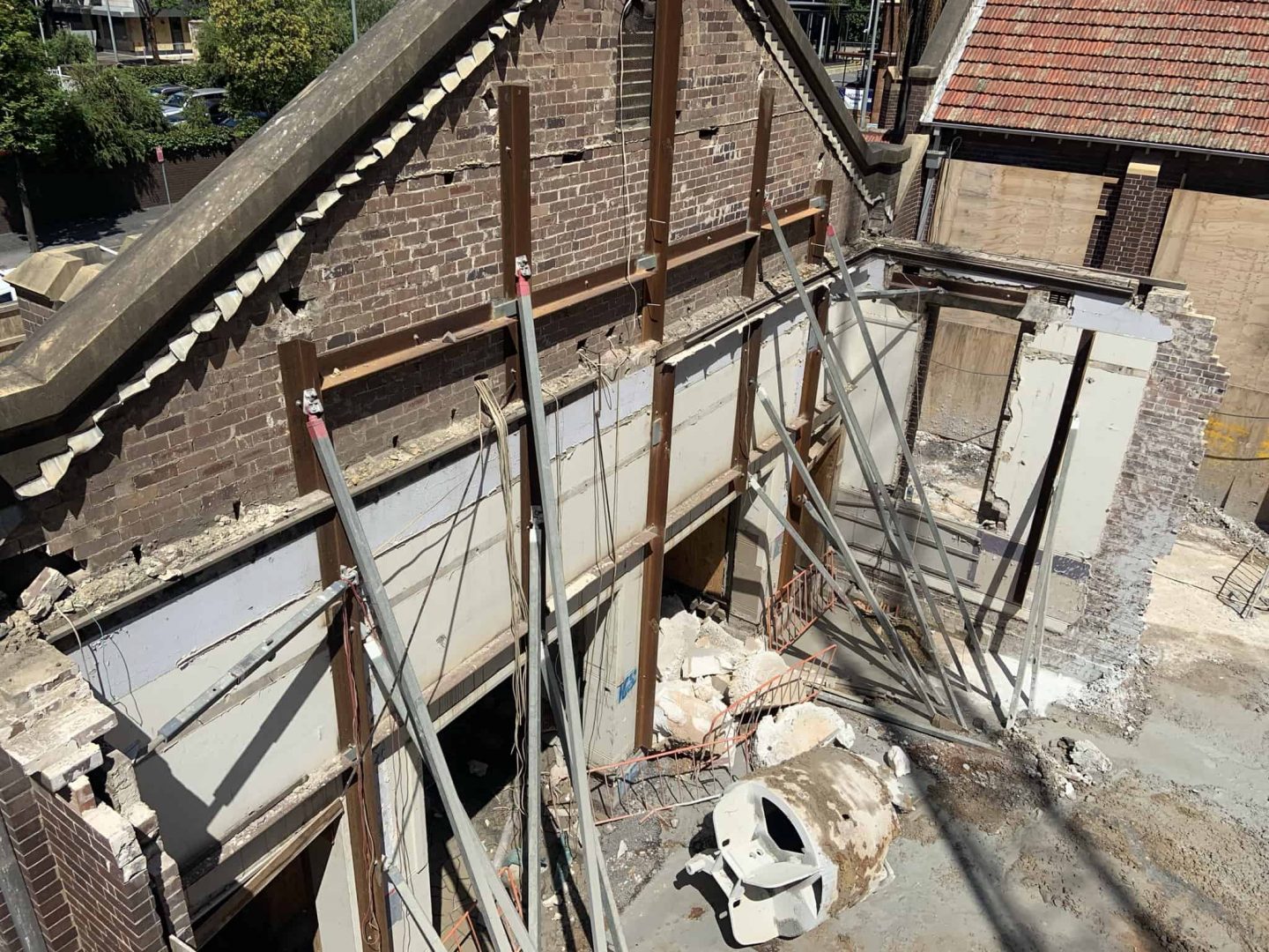 Heritage St. Andrew’s Uniting Church Deconstruction in Parramatta